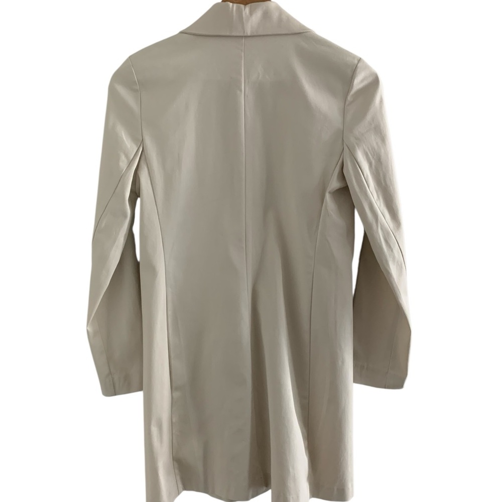 Khaki Stretch Trench Coat - Picture 8 of 8